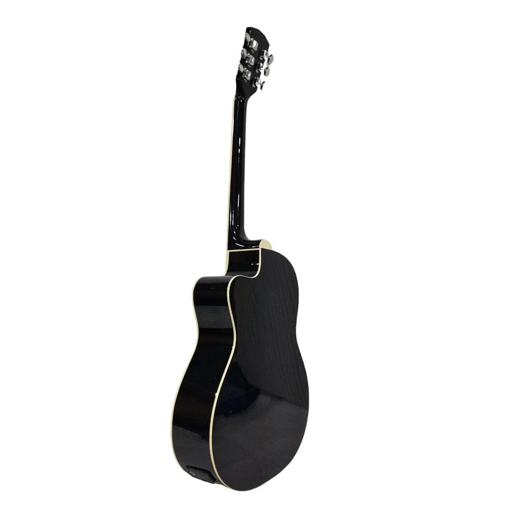 Pluto PA39CE-201 Cutaway Electro Acoustic Guitar - Image 4