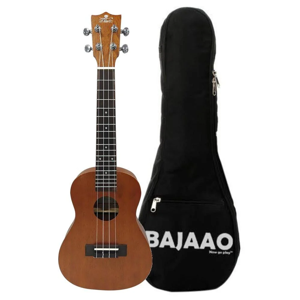 Pluto UK-23 Inch Natural Mahogany Concert Ukulele - Image 10