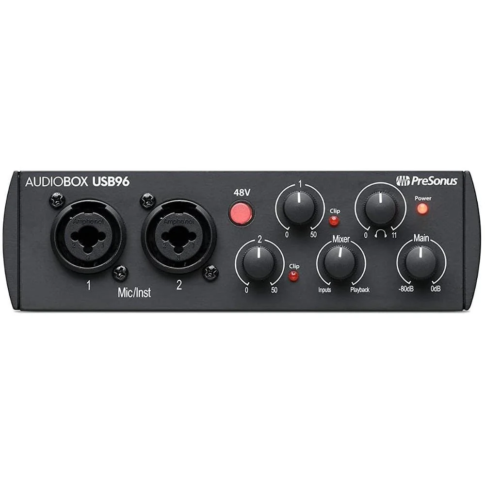 Presonus Audio Box USB96 25th Anniversary Edition Audio Interfaces Studio Recording Kit - Image 3