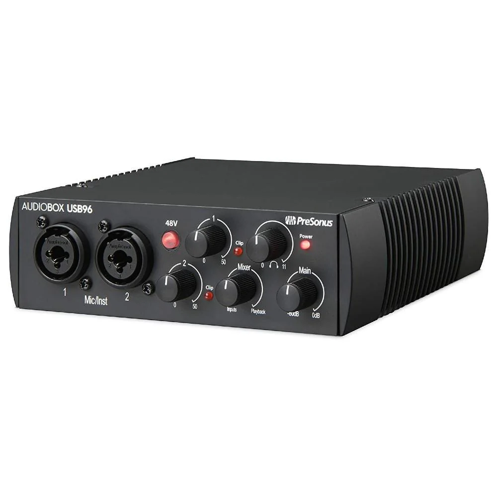 Buy Presonus AudioBox USB96 Audio Interface with Home Studio Bundle with Instrument Cable - Image 9