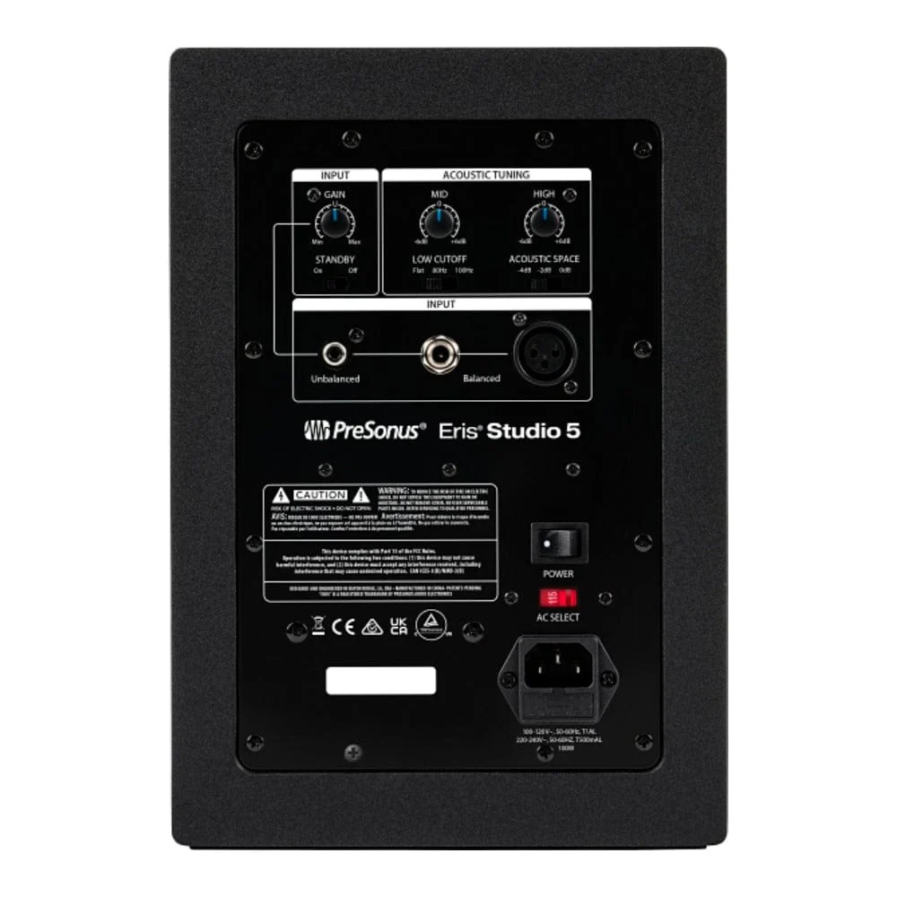 Presonus Eris Studio 5 5.25-Inch 2-Way Active Studio Monitor Speaker with EBM Wave Guide - Image 3