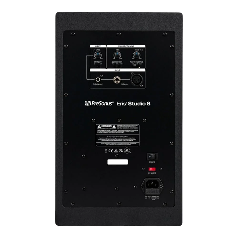 Presonus Eris Studio 8 8-Inch 2-Way Active Studio Monitor Speaker with EBM Wave Guide - Image 3
