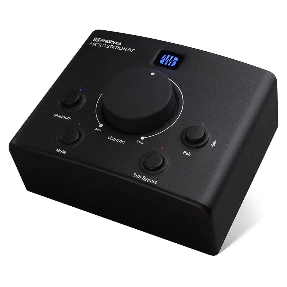 PreSonus MicroStation BT 2.1 Bluetooth Connectivity Monitor Controller - Image 3