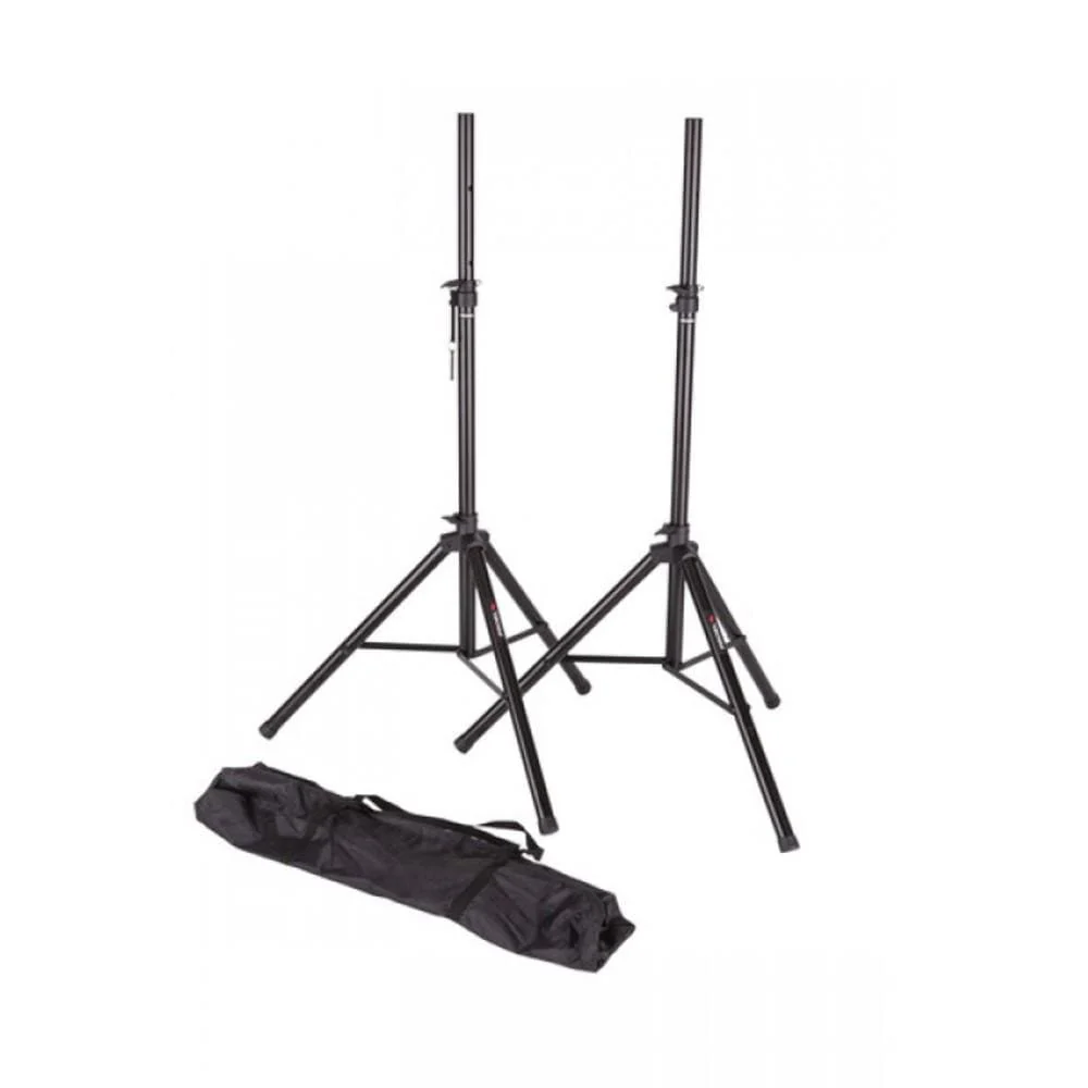 Proel FRE180KITV2 Pair of loudspeaker stands made of steel with Bag- Black