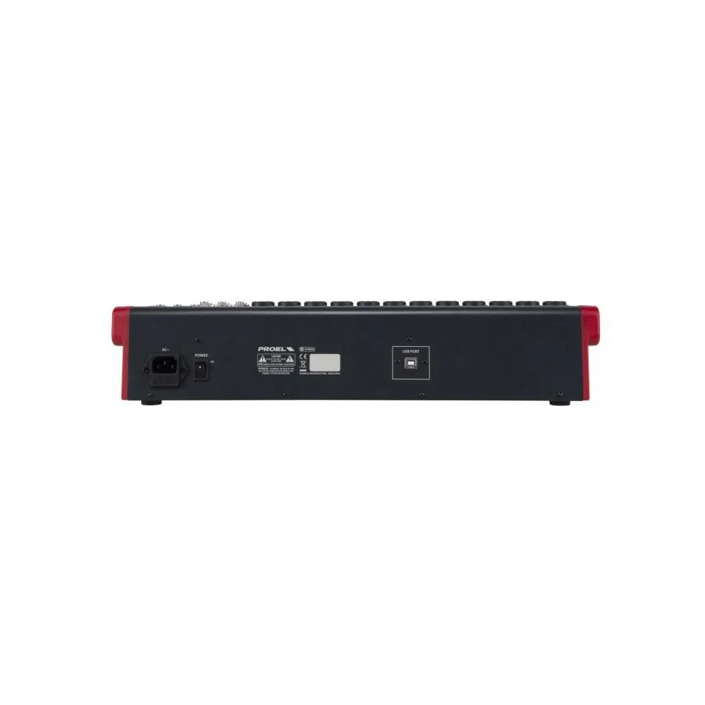 Proel MQ16USB 12 Channel Compact Mixer With FX and USB - Image 4
