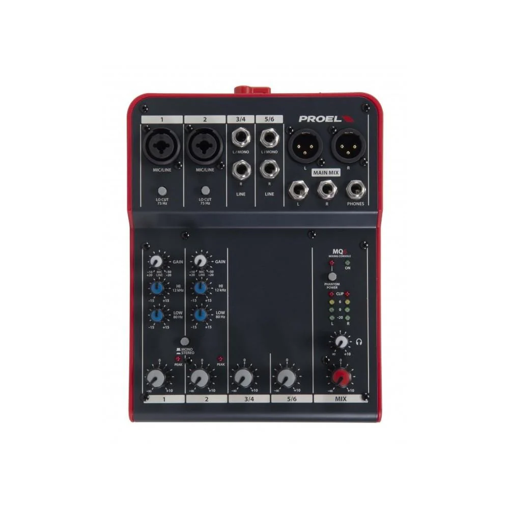 Proel MQ6 Compact 6 Channel Analog Mixer