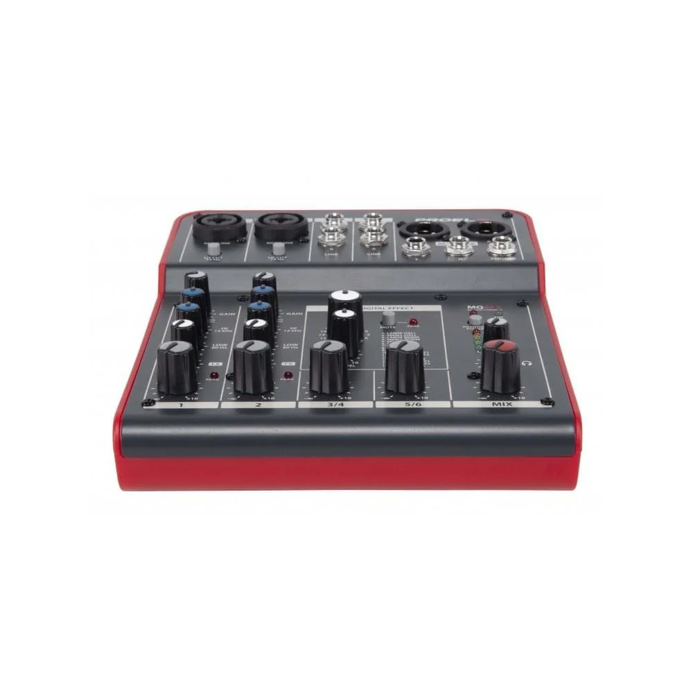 Proel MQ6FX Compact 6 Channel Analog Mixer with FX - Image 2
