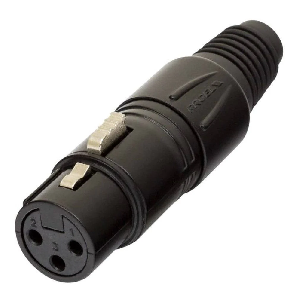 Proel XLR3FVPRO Professional 3-Pole XLR Cable Mount Female Socket - Image 3