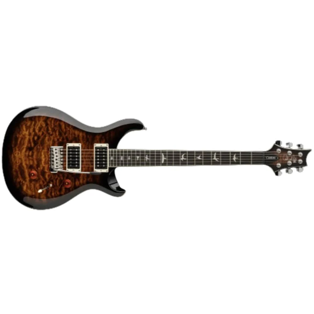 PRS SE Custom 24 Quilt 6 String Electric Guitar - Image 2