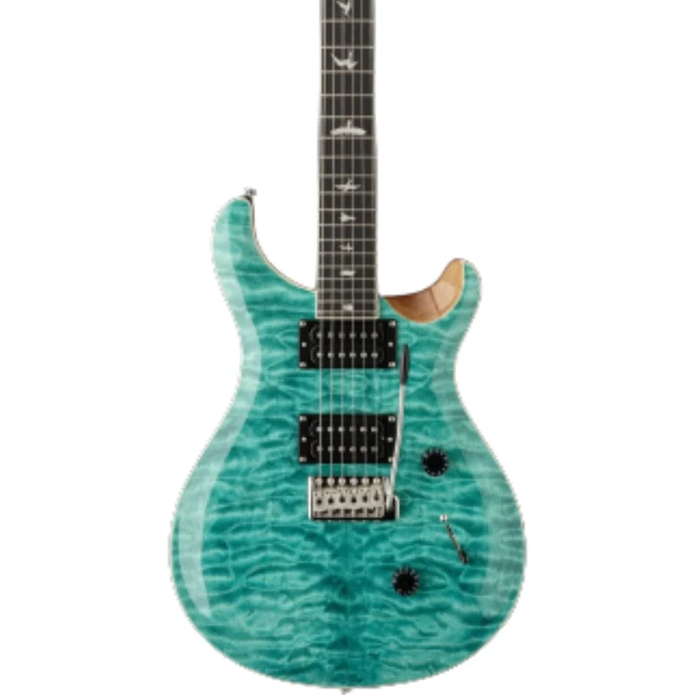 PRS SE Custom 24 Quilt 6 String Electric Guitar - Image 6