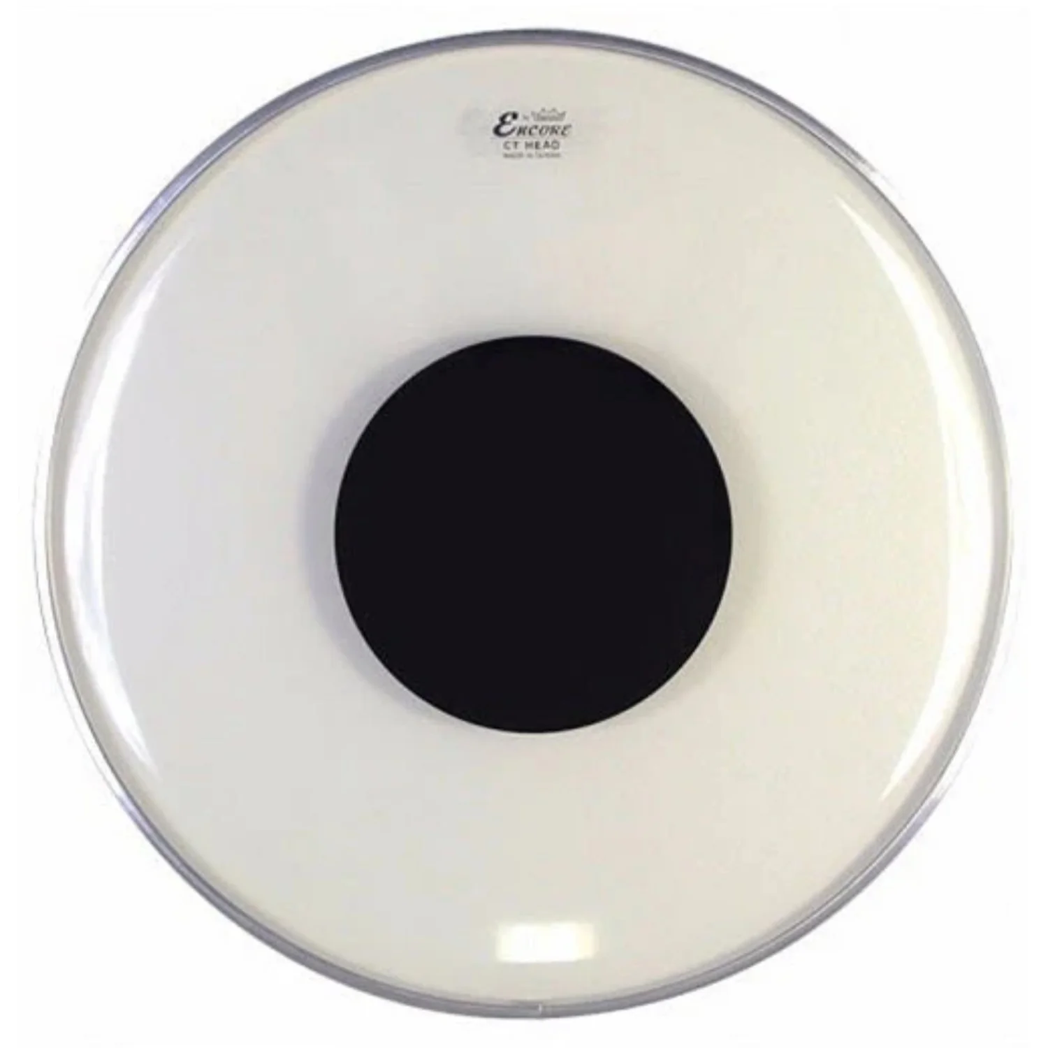 Remo CS Clear Transparent Black Center Batter Drumhead