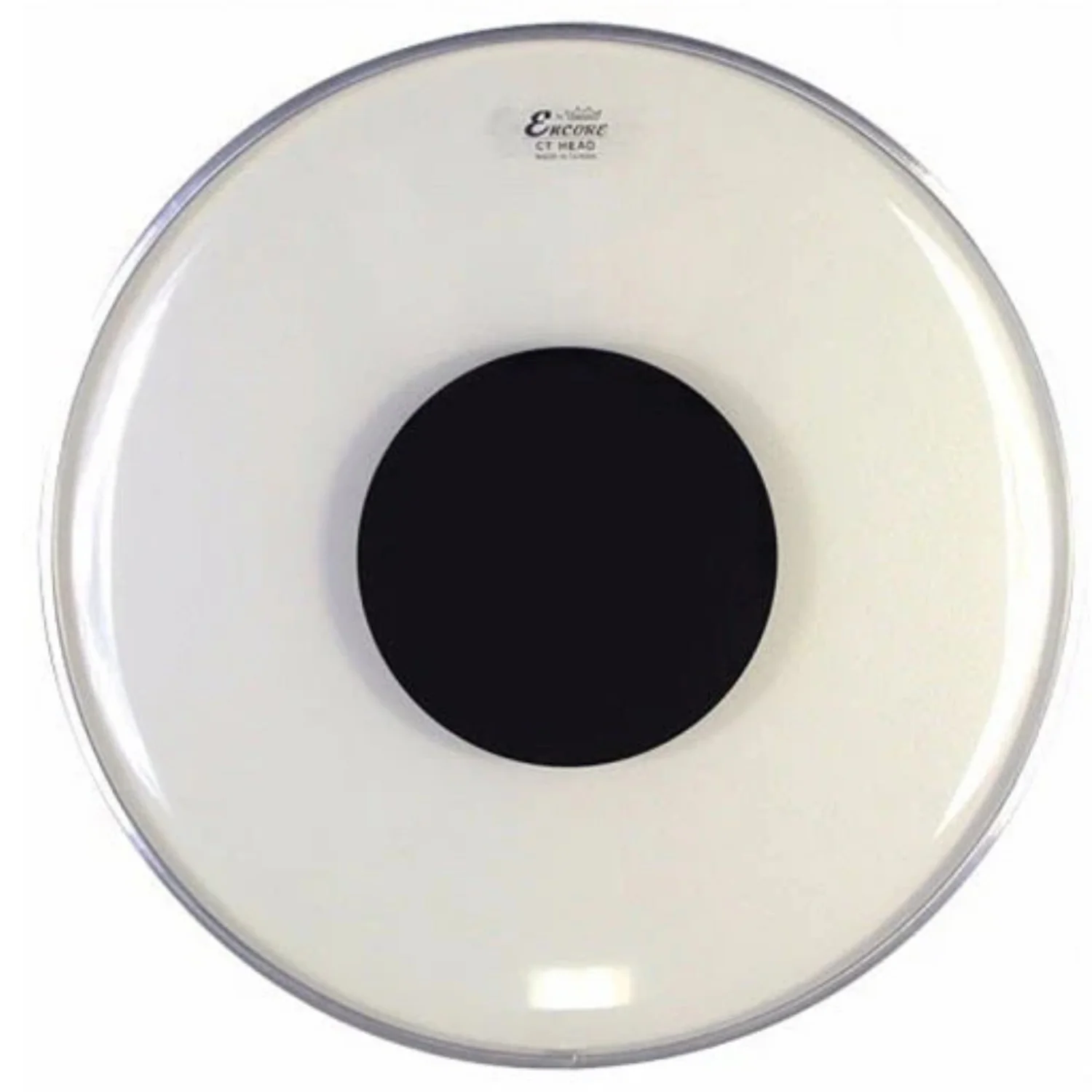 Remo CS Clear Transparent Black Center Batter Drumhead - Image 3