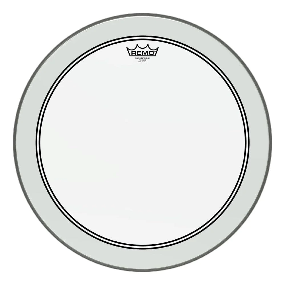 Remo P3-1318-C2 18" BASS Powerstroke Clear Drum Head