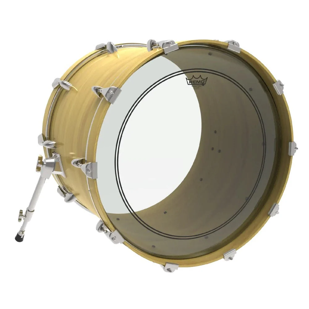 Remo P3-1318-C2 18" BASS Powerstroke Clear Drum Head - Image 2