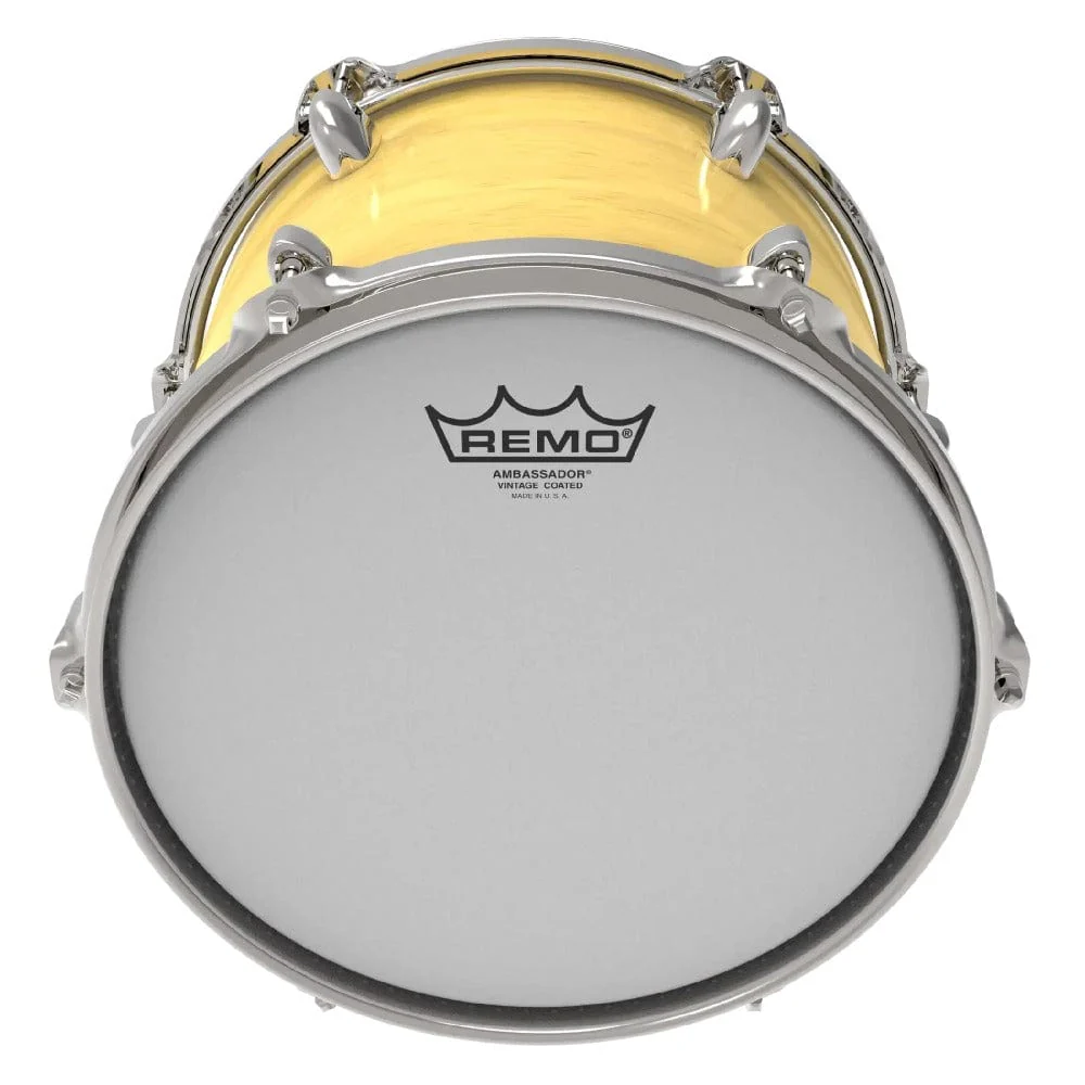 Remo VA-0114-00 14" Batter Vintage Ambassador Coated Drum Head - Image 2