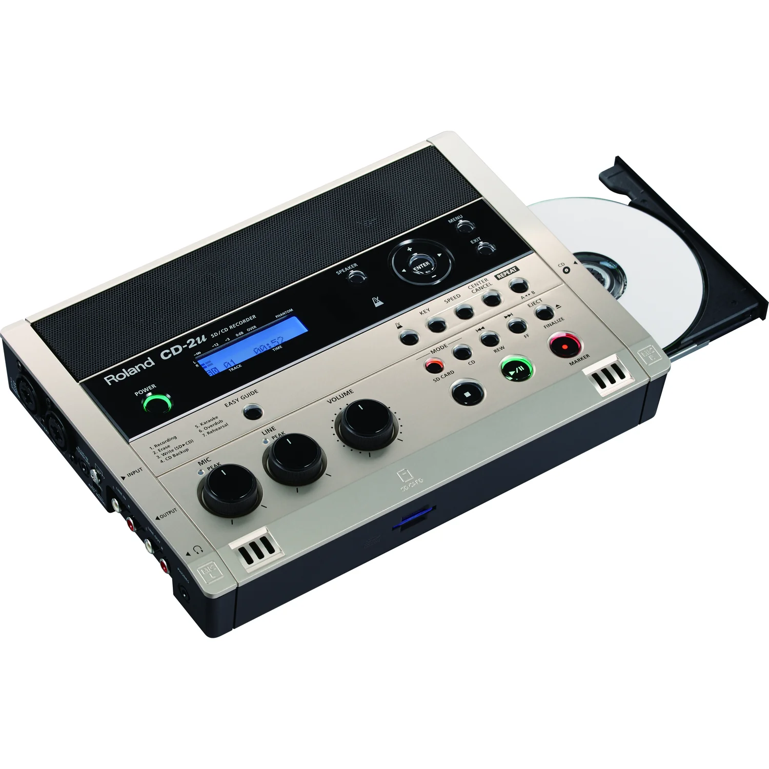 Roland CD-2u SD/CD Portable Field Recorder - Image 3