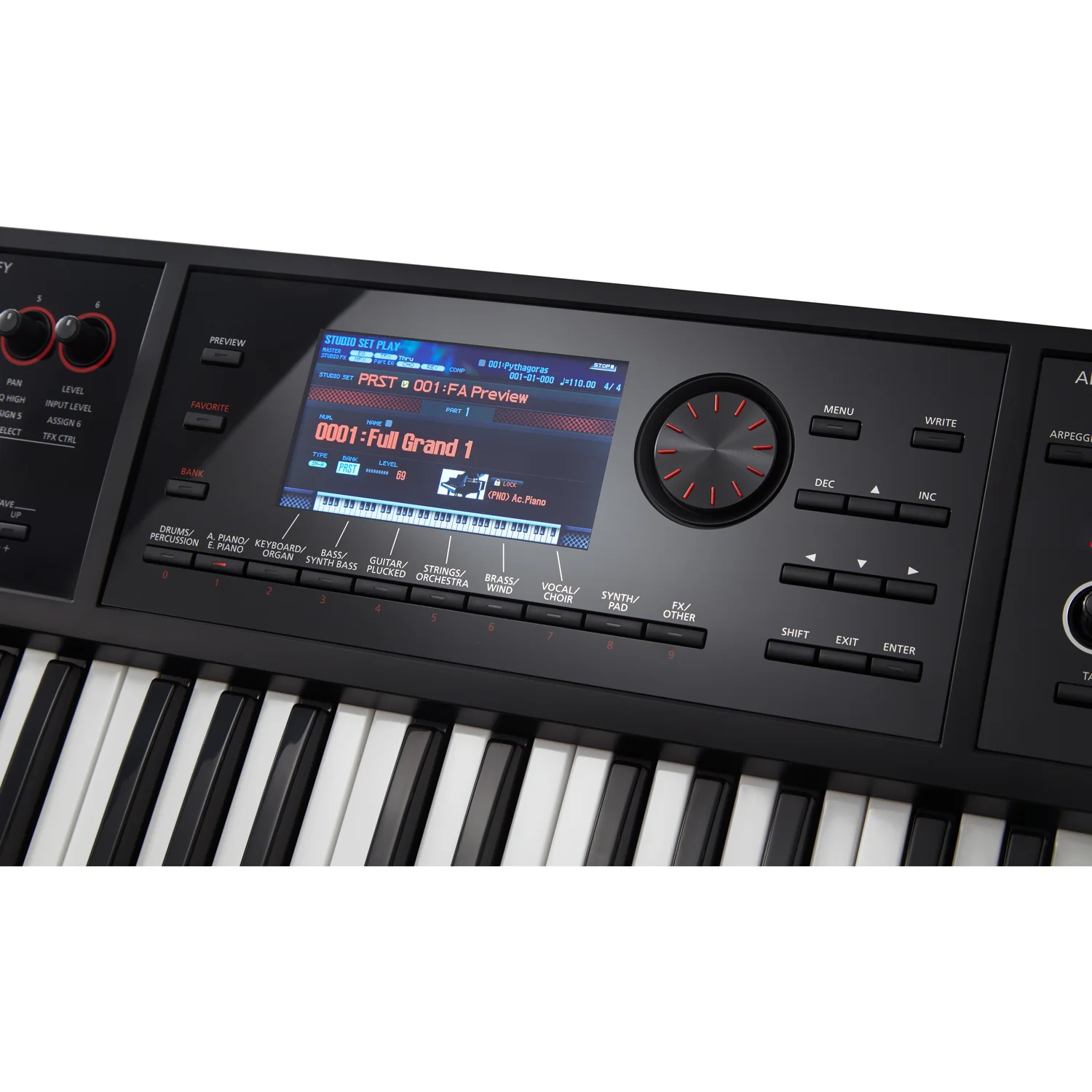 Roland FA-07 76-Key Workstation MIDI Keyboard - Image 6