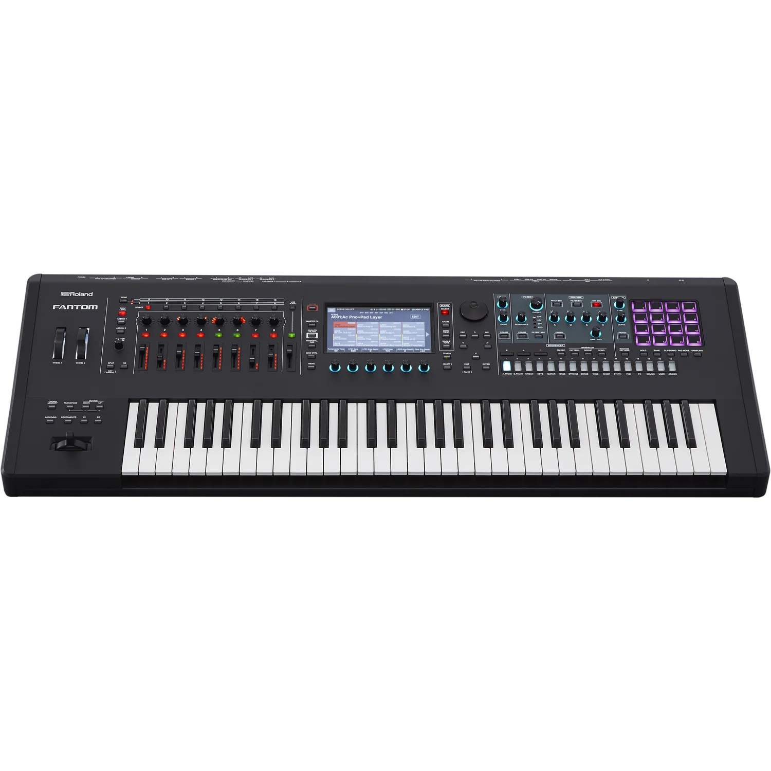 Roland Fantom 6 61 Key Synthesizer Keyboard - Image 2