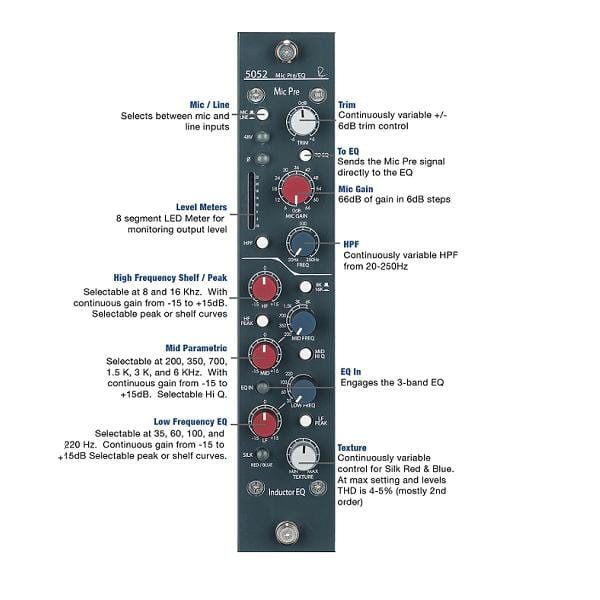 Rupert Neve Designs 5052 Shelford Microphone Preamplifier-Inductor EQ