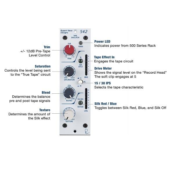Rupert Neve Designs 542 Tape Emulator with Silk