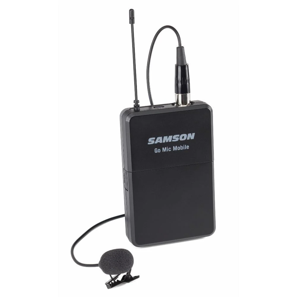 Samson Go Mic Mobile Beltpack Transmitter With LM8 Lavalier Microphone - Image 2
