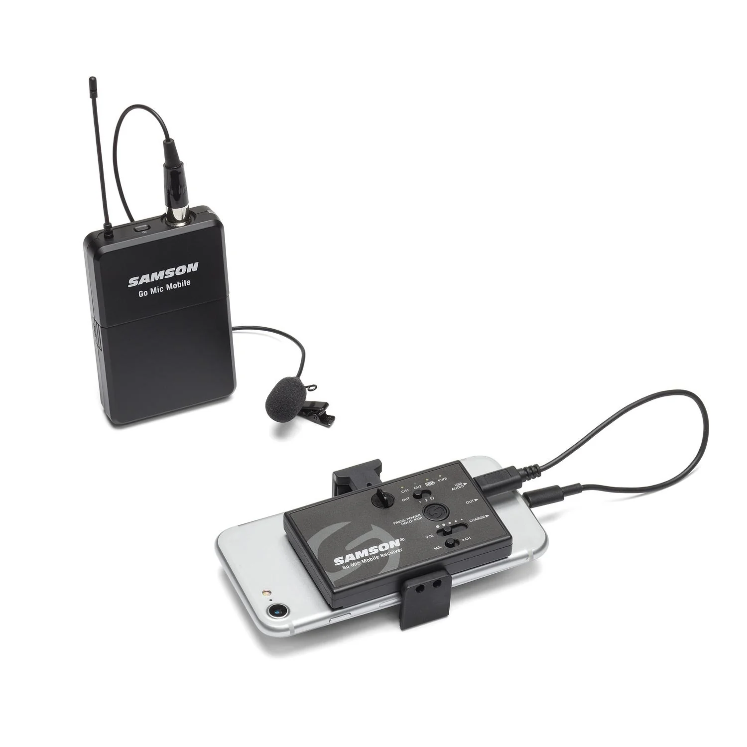 Samson Go Mic Mobile Wireless Beltpack Transmitter and LM8 Lavalier - Image 7