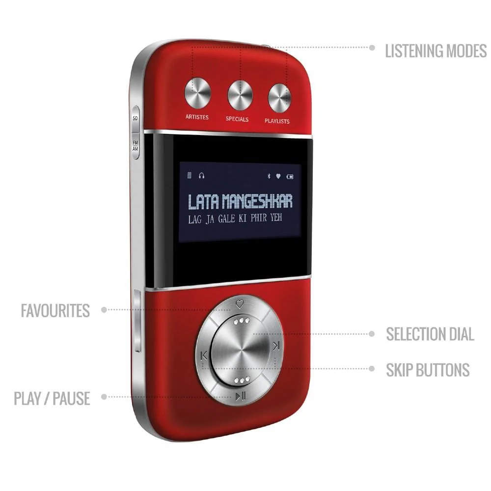 Saregama Carvaan Go 2.0- Portable Audio Player With 3000 Pre-Loaded Retro Hindi Songs - Image 10