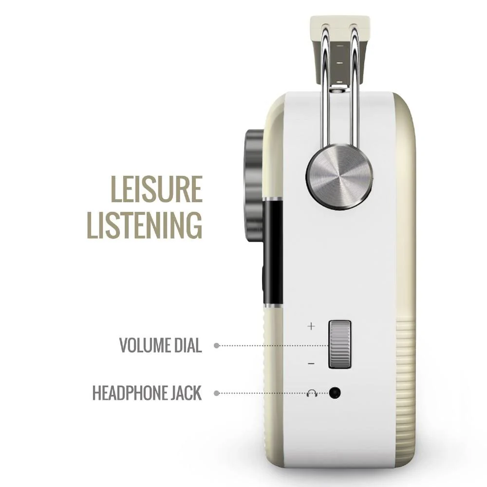 Saregama Carvaan Hindi Portable Digital Audio Player With 5000 Pre-Loaded Hindi Songs- Porcelain White - Image 5