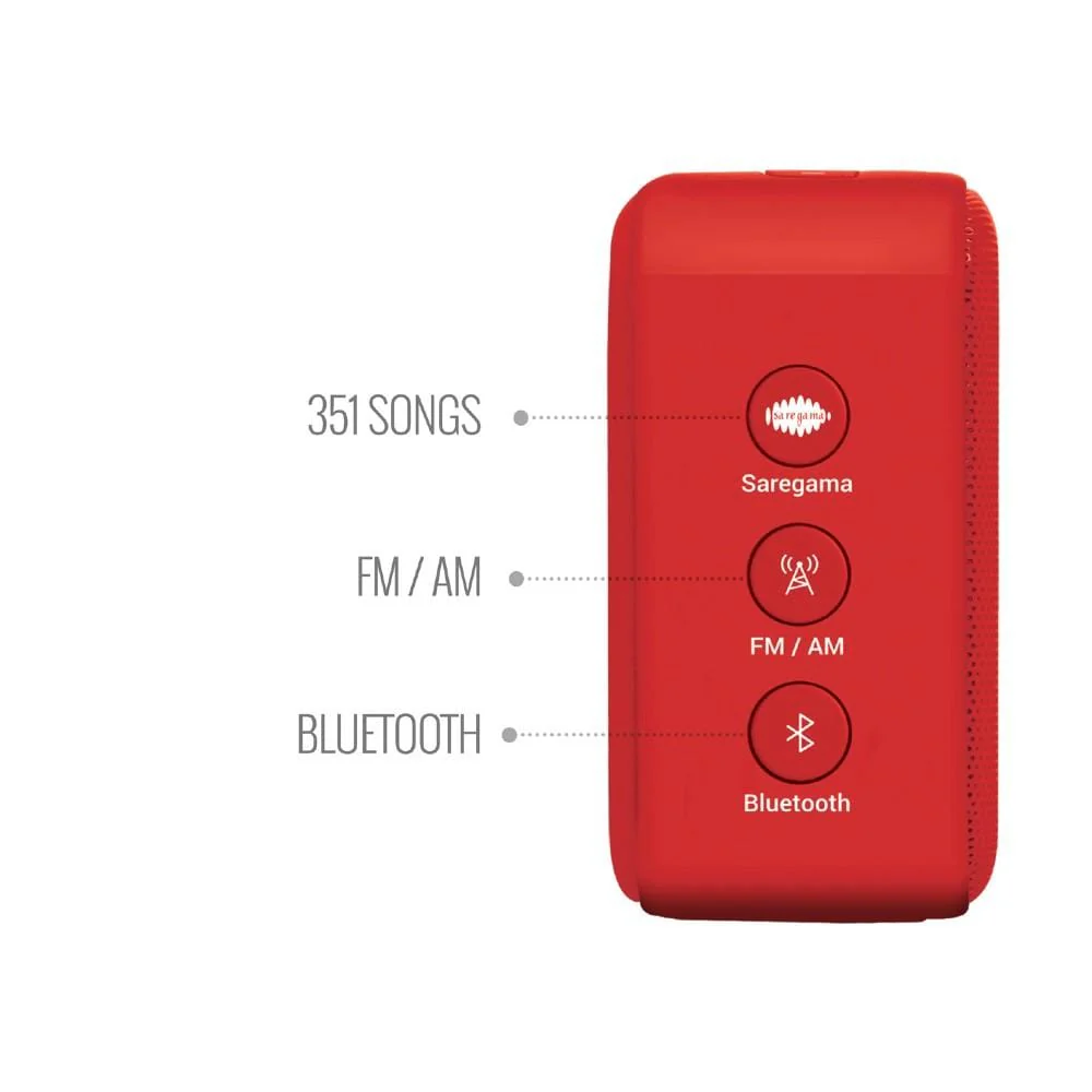 Saregama Carvaan Mini 2.0 Portable Music Player With Bluetooth/FM/AM/AUX - Image 9