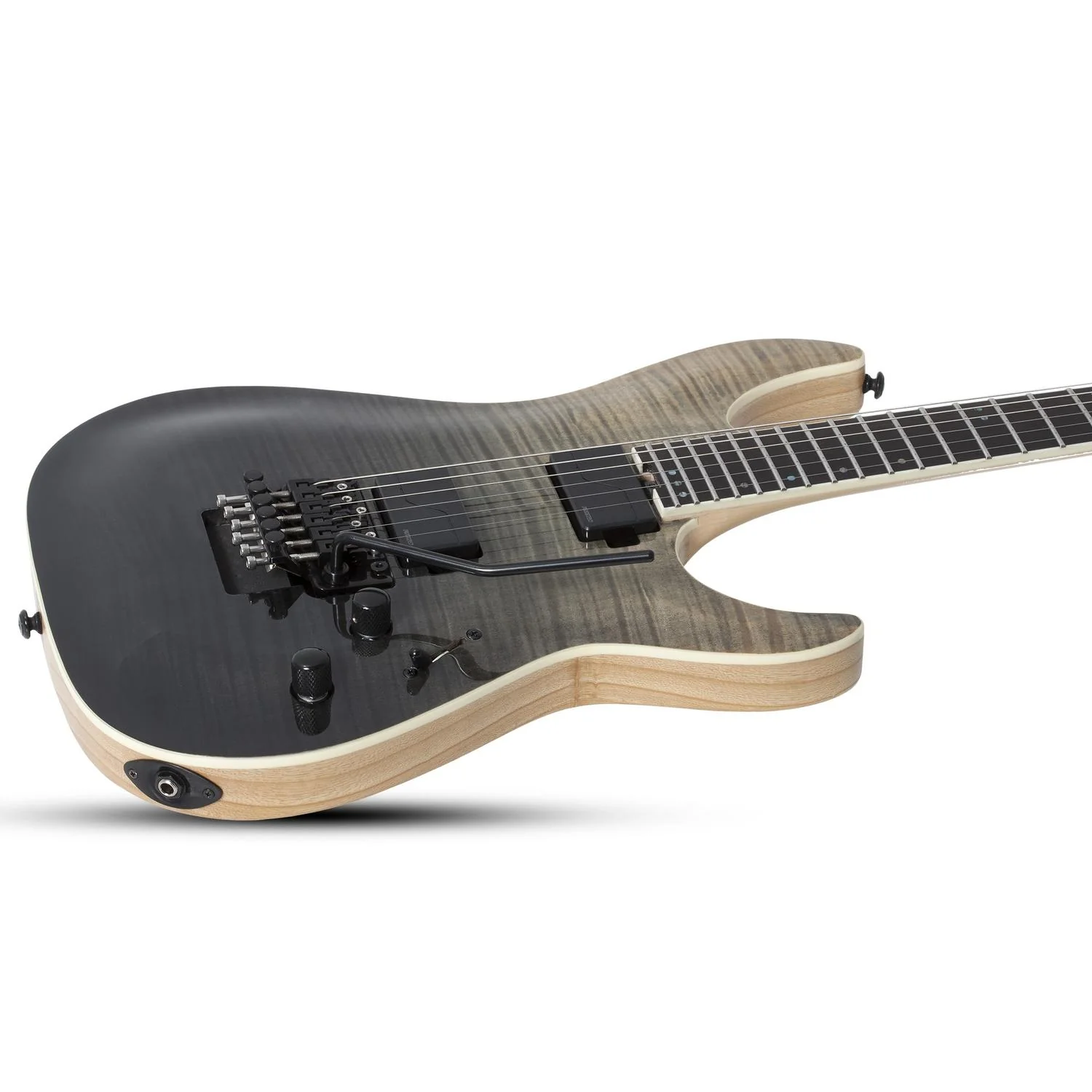 Schecter C-1 FR S SLS Elite 6 Strings Electric Guitar- Black Fade Burst - Image 2