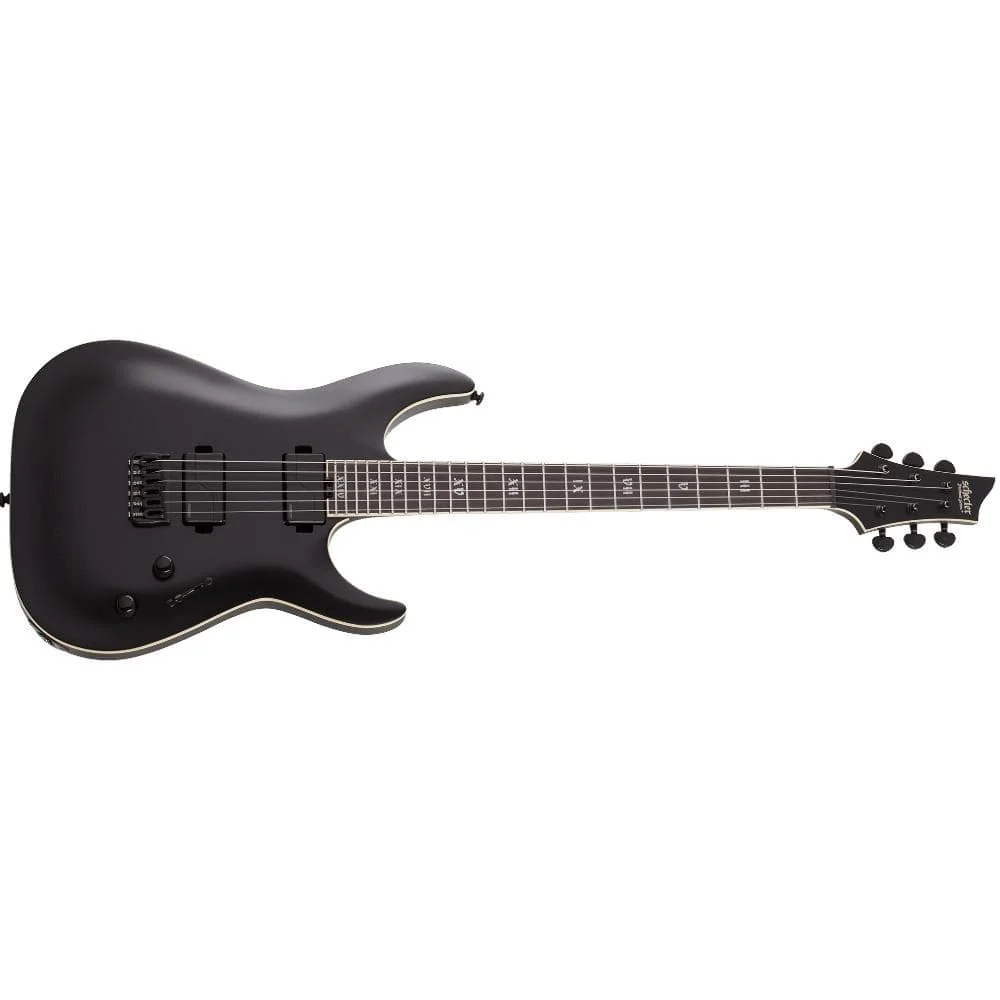 Schecter C-1 SLS Elite Evil Twin 6-String Electric Guitar- Satin Black