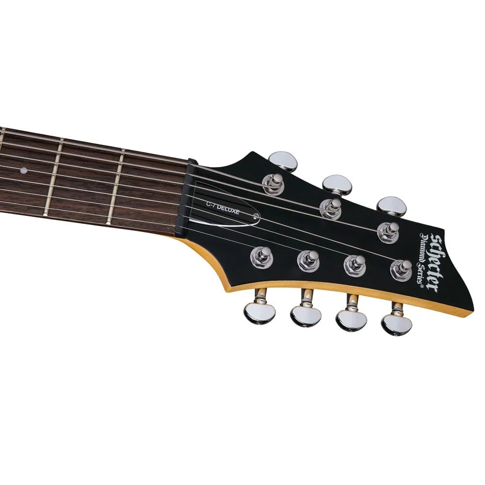 Schecter C-7 Deluxe 7 String Electric Guitar - Image 6