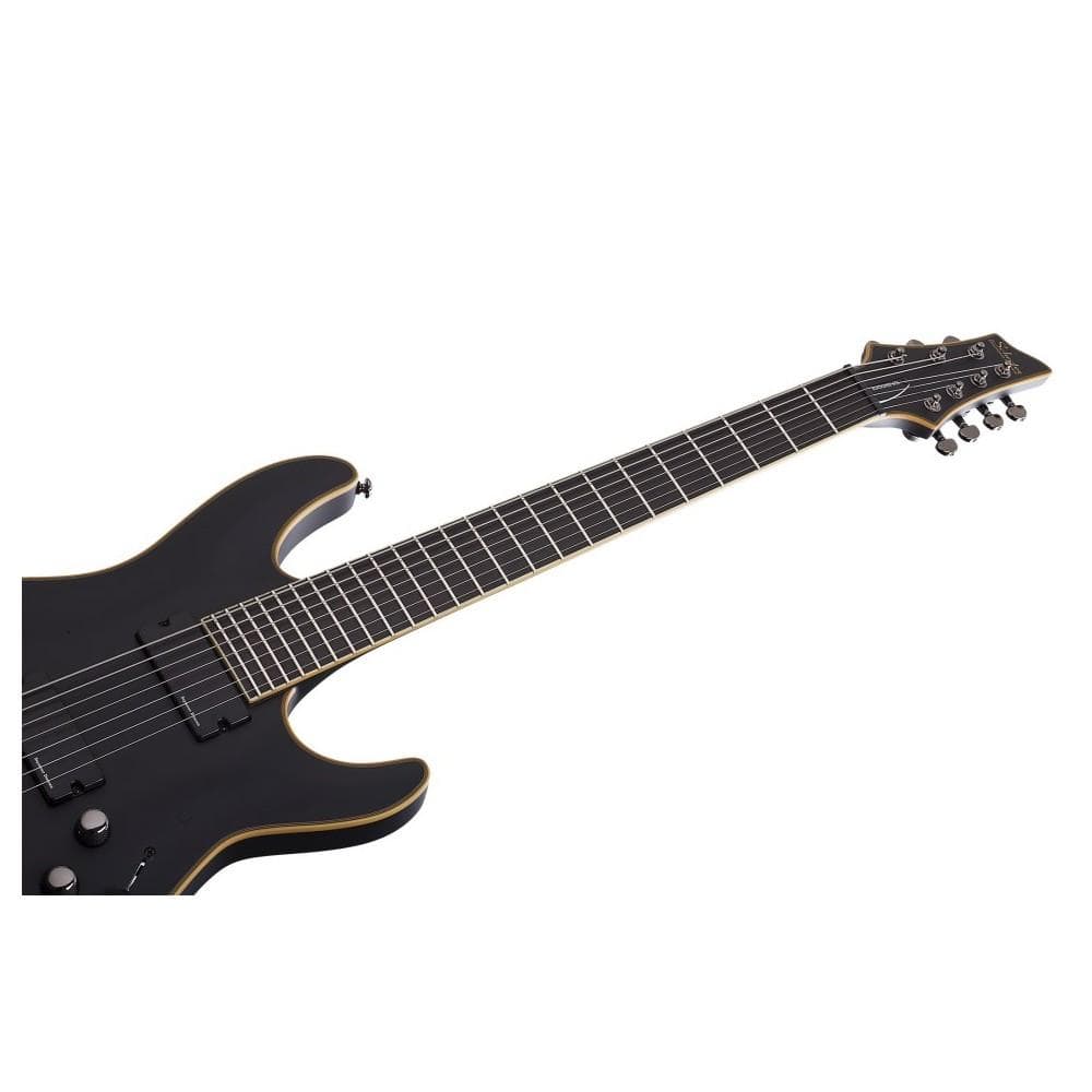 Schecter C7 ATX ABSN Blackjack Electric Guitar - Aged Black Satin - Image 3