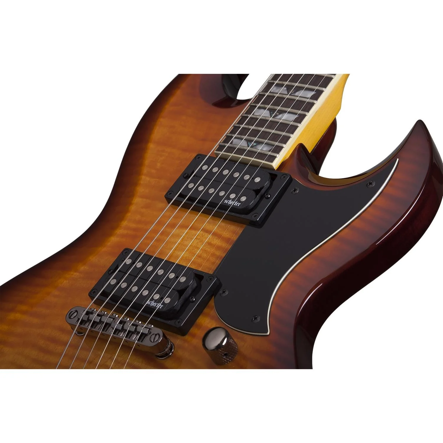 Schecter S-II Omen Extreme Solid Body 6-String Electric Guitar - Image 12