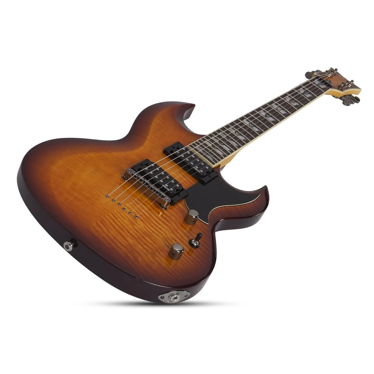 Schecter S-II Omen Extreme Solid Body 6-String Electric Guitar - Image 14