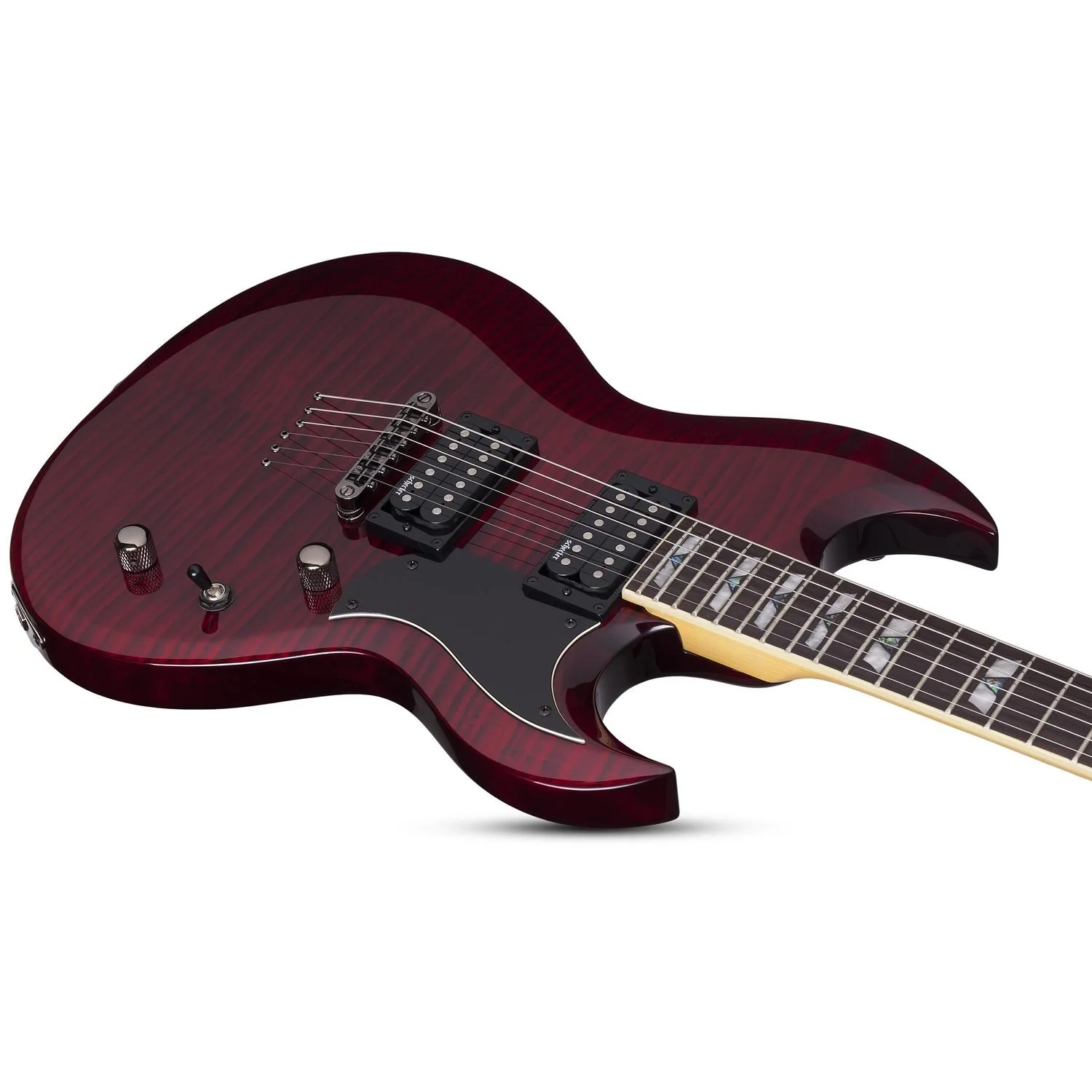 Schecter S-II Omen Extreme Solid Body 6-String Electric Guitar - Image 4