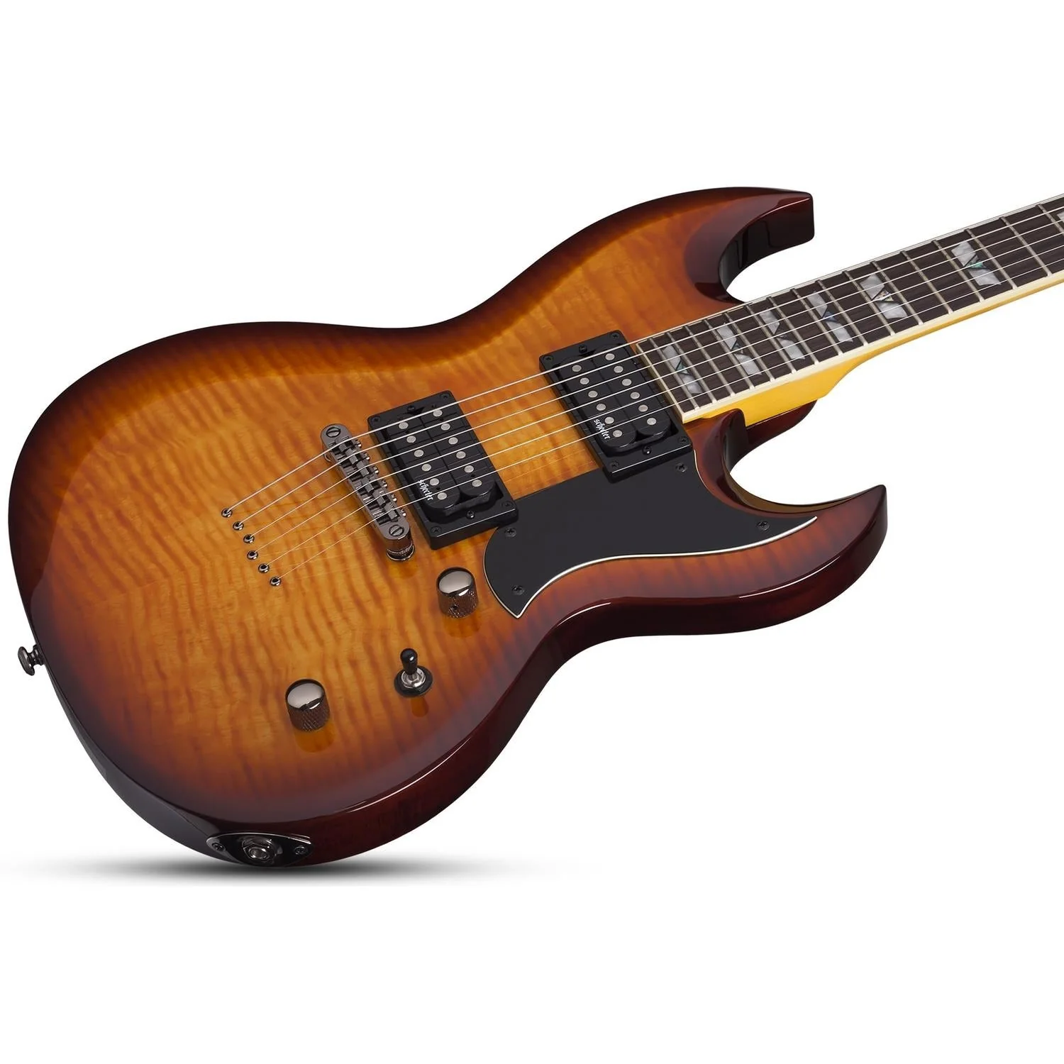 Schecter S-II Omen Extreme Solid Body 6-String Electric Guitar - Image 9