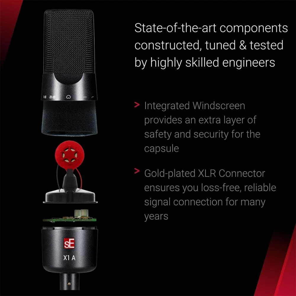 sE Electronics X1A Condenser Microphone - Cardoid - Image 10