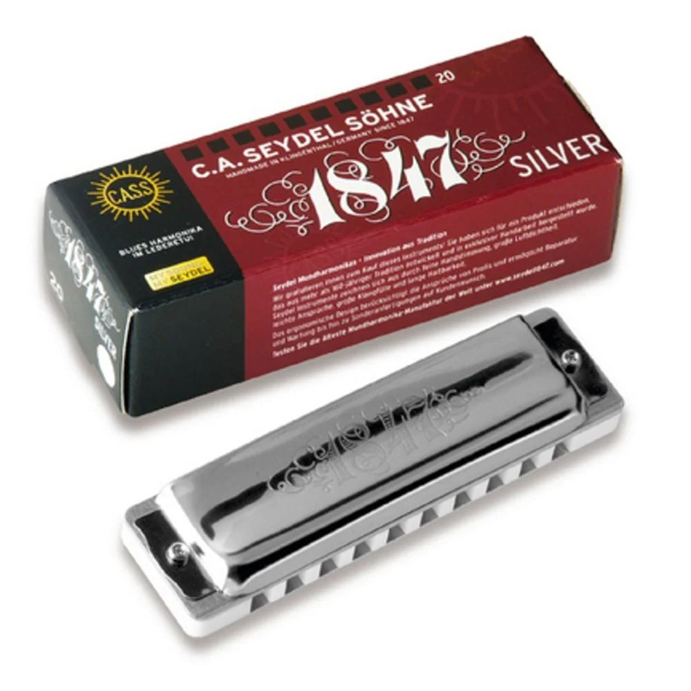 Seydel 16301 1847 Silver Standard Richter Diatonic Harmonica