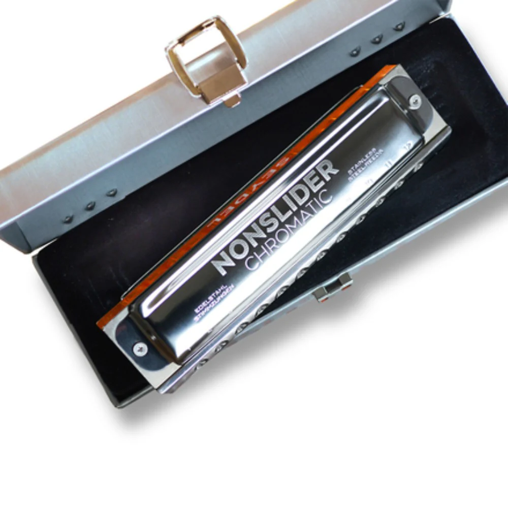 Seydel 54481A Non Slider Chromatic A Harmonica - Image 4