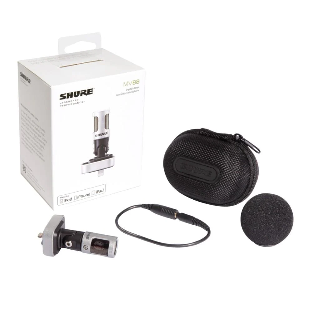 Shure MOTIV MV88 Digital Stereo Condenser Microphone for iOS - Image 3