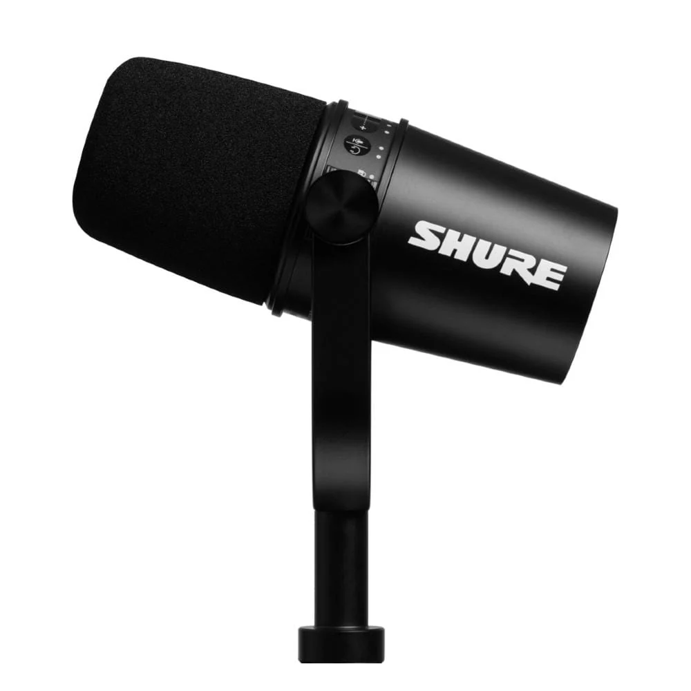 Shure MV7 XLR-USB Dynamic Podcasting Microphone - Image 4