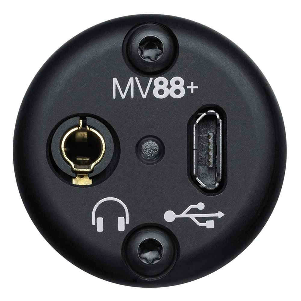 Shure MV88 Plus Video Kit With Digital Stereo Condenser Microphone- Black - Image 6