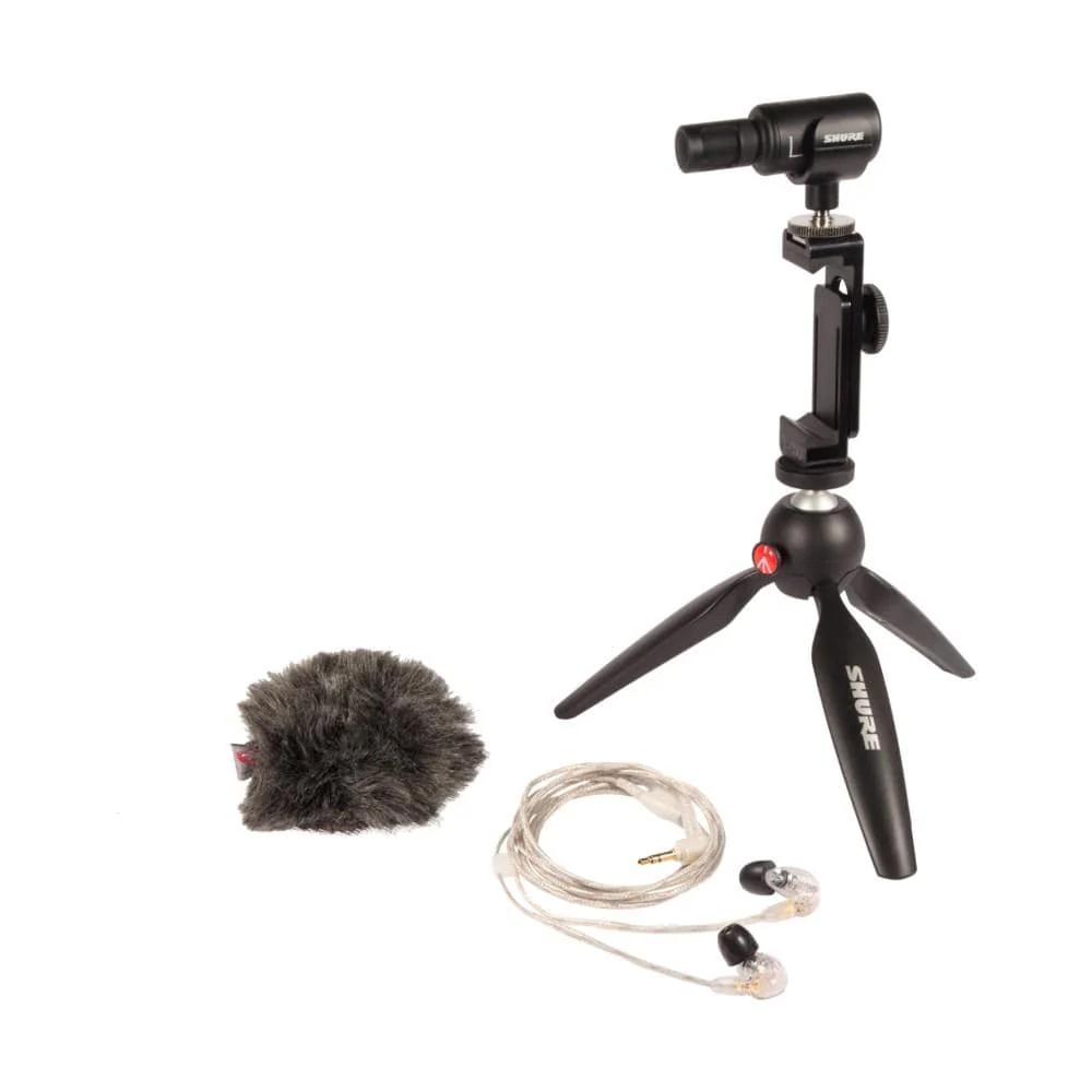 Shure MV88+SE215-CL-A Portable Videography Kit