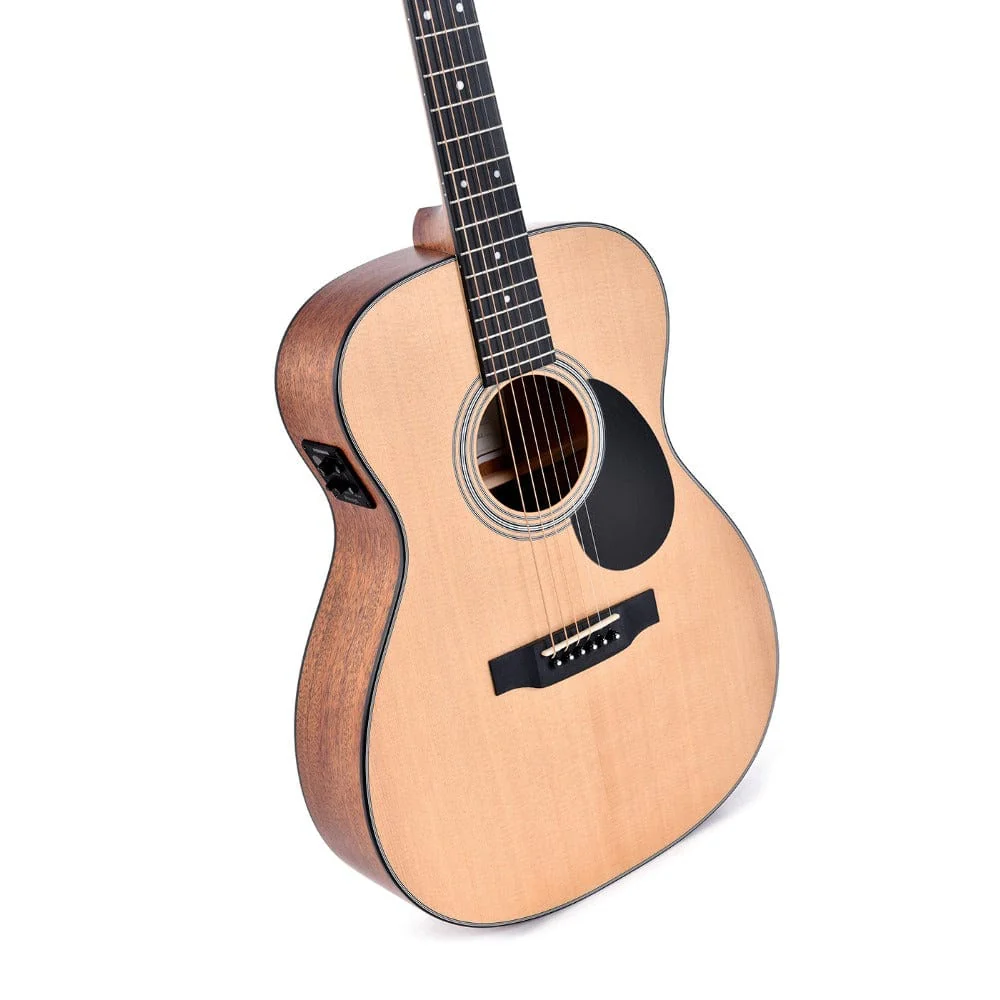 Sigma SOMM-STE 6 String Electro Acoustic Guitar with Case - Image 2