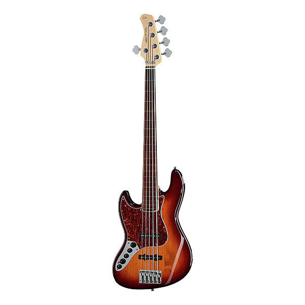 Sire Marcus Miller V7 5-Strings LH Alder Fretless Bass Guitar - Tobacco Sunburst