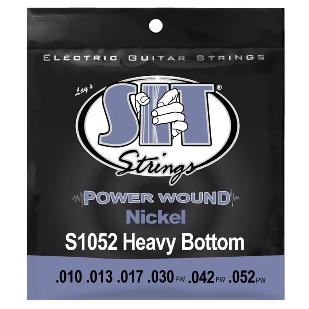 SIT Strings S1052 Heavy Bottom Power Wound Nickel Electric Guitar Strings
