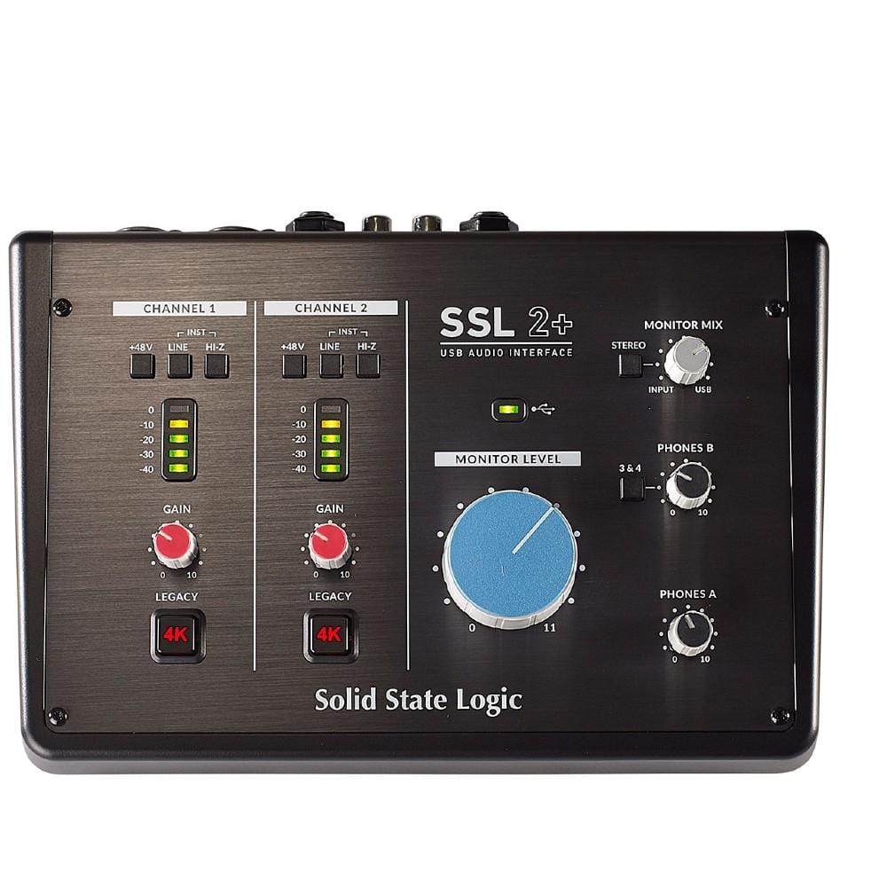 Solid State Logic SSL 2+ Professional Collaborative Studio 2-In/4-Out USB Audio Interface - Image 2