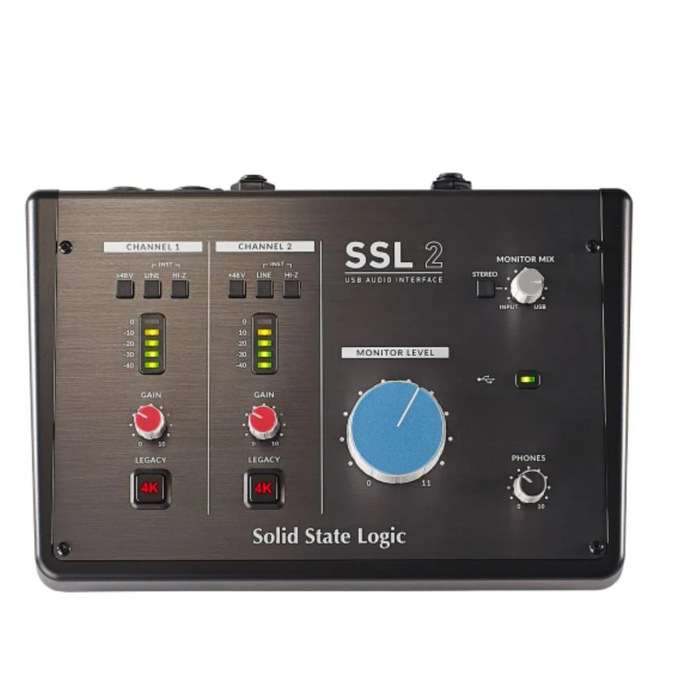 Solid State Logic SSL2 2 In / 2 Out Professional Personal Studio USB Audio Interface - Image 2