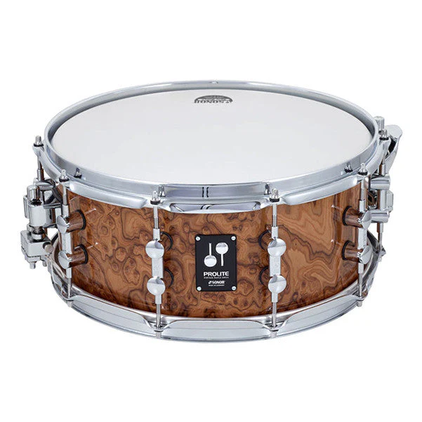 Sonor 14 x 06 inch ProLite Snare Drum - Chocolate Burl
